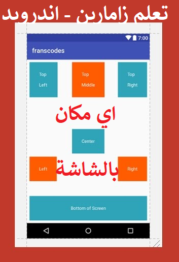 Relative Layout تعلم برمجة الاندرويد -شرح تصميم تطبيقك بالاداة