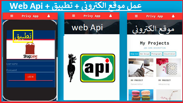 كيفية إنشاء تطبيق لموقع كبير( باك اند موقع الكتروني - تطبيق موقع - Api)