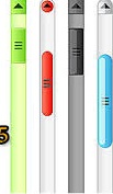 سكرول بار للصفحة Scroll bar items