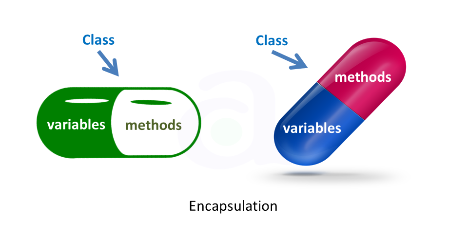 شرح C# encapsulation public and private