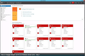 نبذة عن مدير السيرفرات في السيرفر Server manager in windows server Security