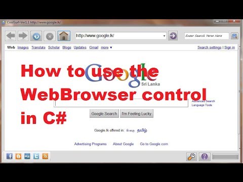 برمجة برامج سطح المكتب - ادوات التعامل مع روابط الانترنت labellink-Web browser