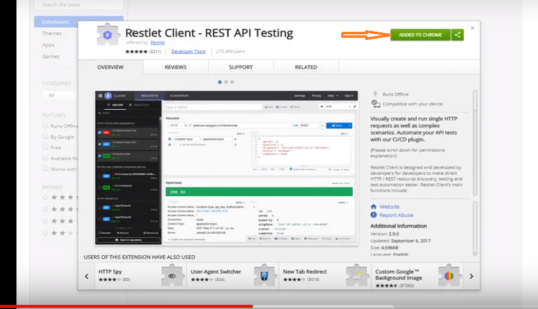 HTTP Status Codes - REST API testing