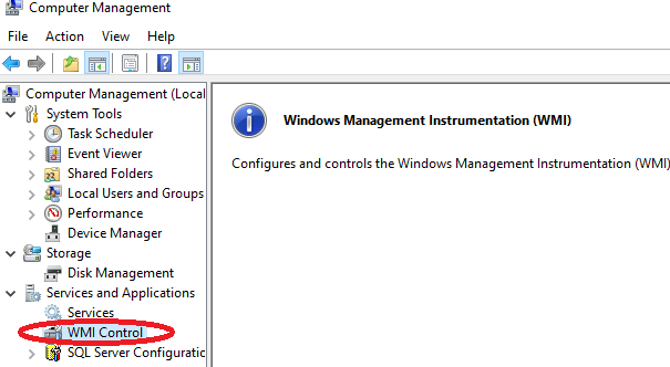 System.Management.ManagementException wmi not found