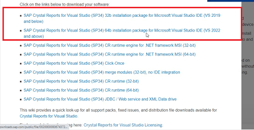 تحميل كريستال ريبورت وحل مشكلة عدم الظهور في البرنامج  Download and fix Crystal report for visual studio 2022-2019